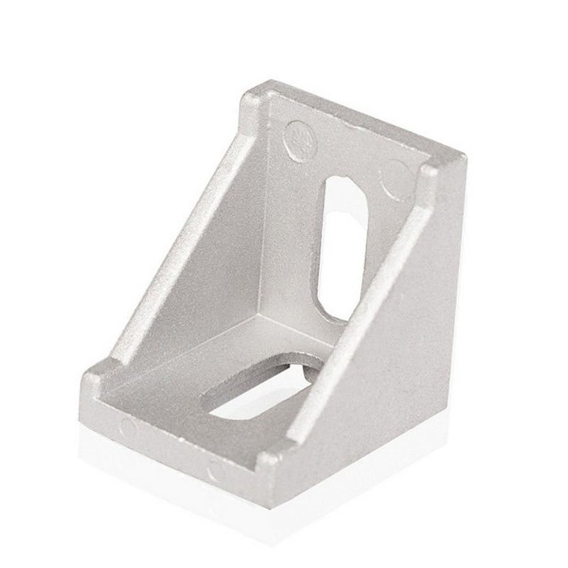 PZRT 2020 Series Aluminum Profile Connector Set, 20pcs Corner Bracket,40pcs T-Slot Nuts, 40pcs M5x8 mm Hex Socket Cap Screw Bolt for 6mm Slot Aluminum Profile Accessories - Image 2